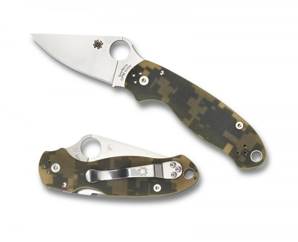 Spyderco Para 3 G10 Camo C223GPCMO 
