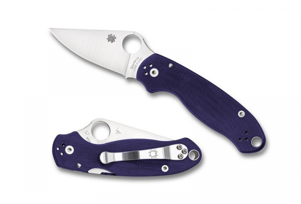 Spyderco Para 3 Dark Blue G10 C223GPDBL 