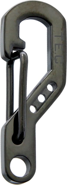 Tec Accessories Python Mini Karabiner Clip Black