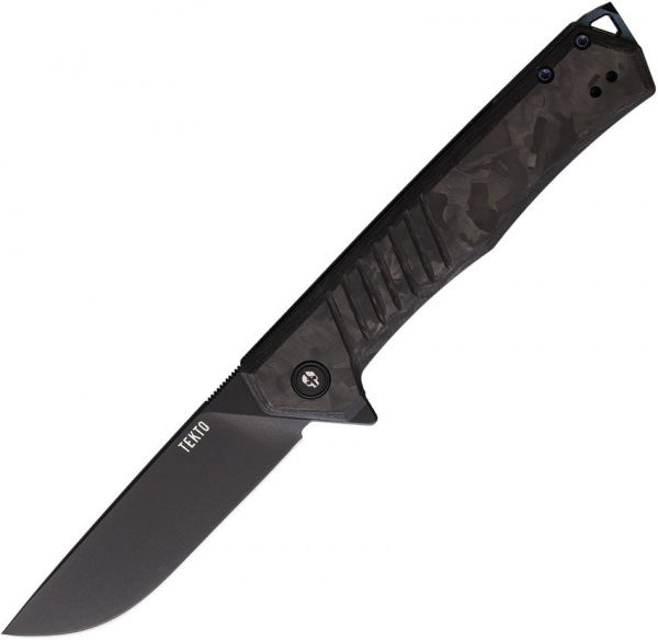 Tekto Knives F1 Alpha Linerlock Carbon Blau