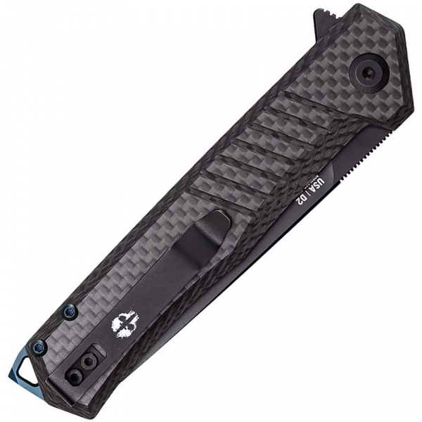 Tekto Knives F1 Alpha Linerlock Carbon Blau