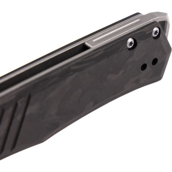 Tekto Knives F1 Alpha Linerlock Carbon Silver