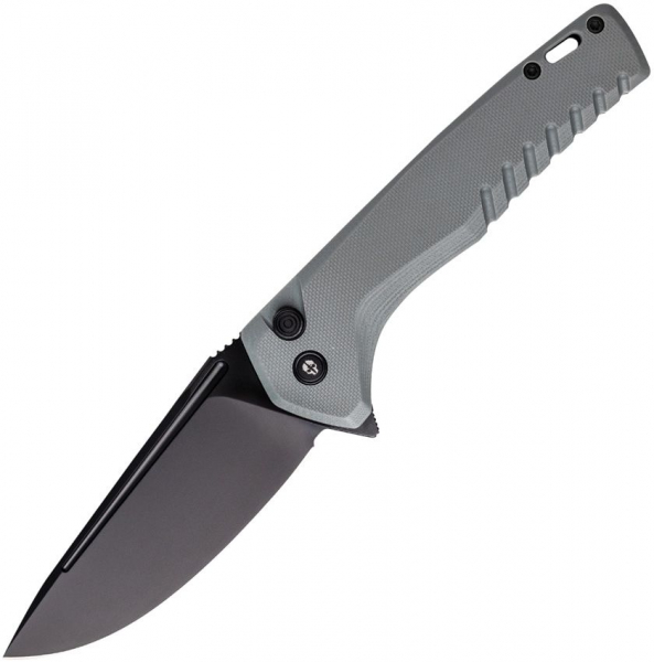 Tekto Knives F3 Charlie Button Lock Gray