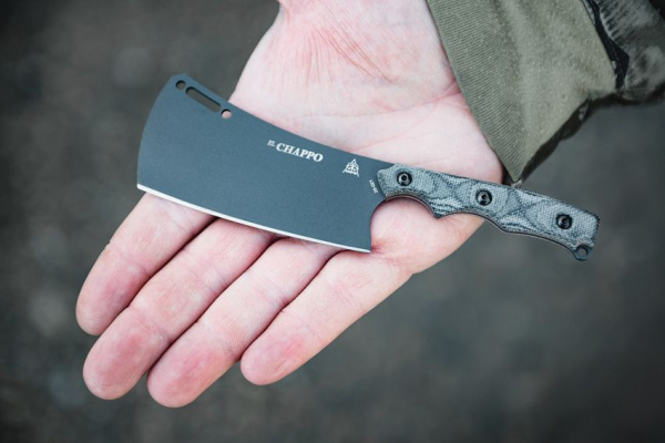 Tops Knives El Chappo Cleaver Sniper Grey