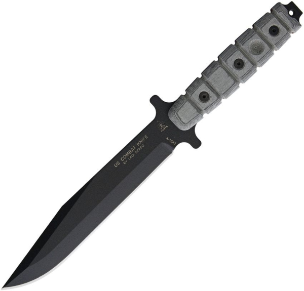TOPS Knives US Combat Knife glatt