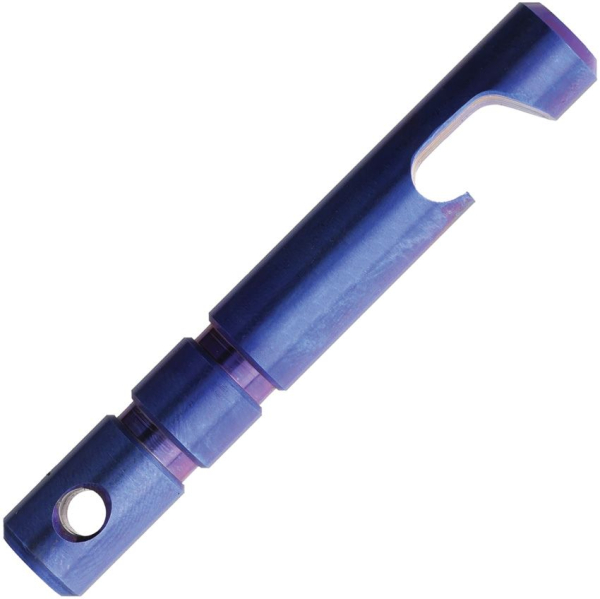 Toor Knives Bottle Opener Cobalt, Blauer Titan Flaschenöffner, Toor Knives Deutschland, Titanium Keyring Tool, Com2you-biwak, EDC Flaschenöffner, Premium Titan Gadget, Toor Knives San Diego, Schlüsselanhänger blau