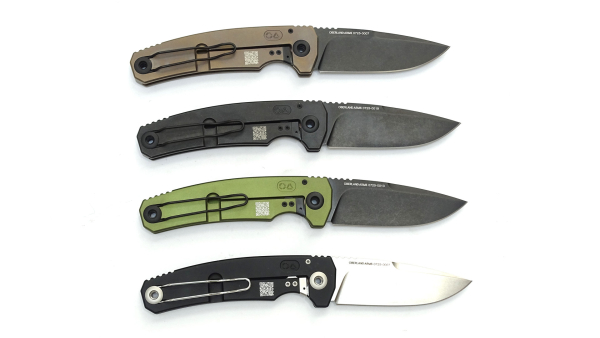Alu SEPP Integral AlGreen, Klappmesser mit Zweihandbedienung, 9,5cm black stonewashed Klinge
