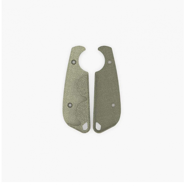 Flytanium CRKT Minimalist Scales Micarta Green
