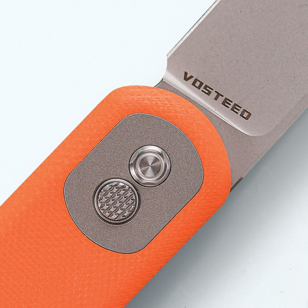 Vosteed Knives Corgi Trek Lock Orange G10