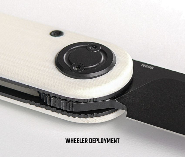 Vosteed Knives Corgi-V Vanchor Lock Wht G10