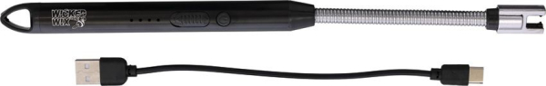Wicked Industries Lichtbogen-Feuerzeug, Plasma Feuerzeug schwarz, USB-Feuerzeug Outdoor, windfestes Feuerzeug, krisensicheres Feuerzeug, EDC Gear, Com2you-biwak, Sturmfeuerzeug elektrisch, USB Arc Lighter, Lichtbogenfeuerzeug survival