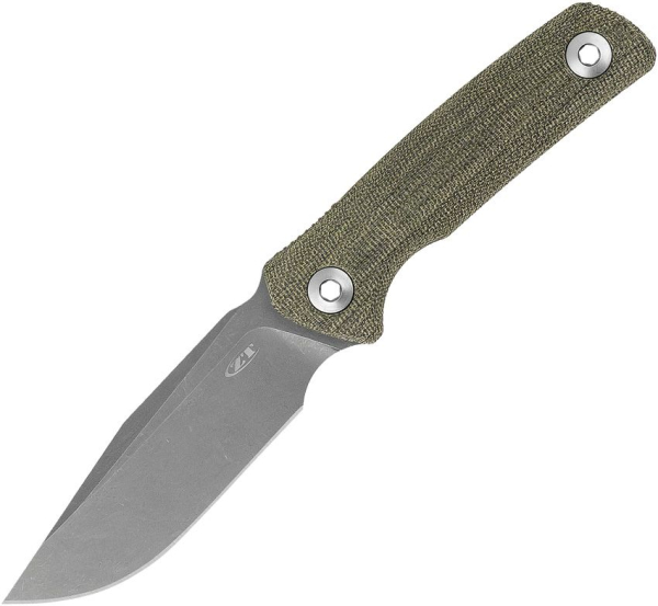Zero Tolerance ZT0004OL Fixed Blade Micarta Oliv