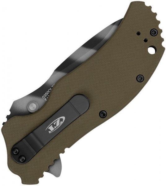 Zero Tolerance 0350OLTS Linerlock A/O OD Green Magnacut