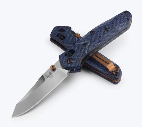 Benchmade 945-04 Mini Osborne Blue Denim Micarta