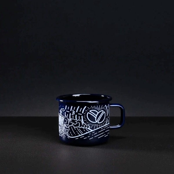 Berserker - Emaille Becher XXL - Drachenboot