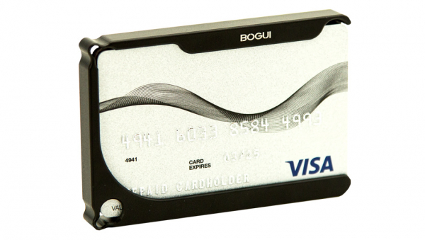 BOGUI Clik Wallet - Black RFID Blocker