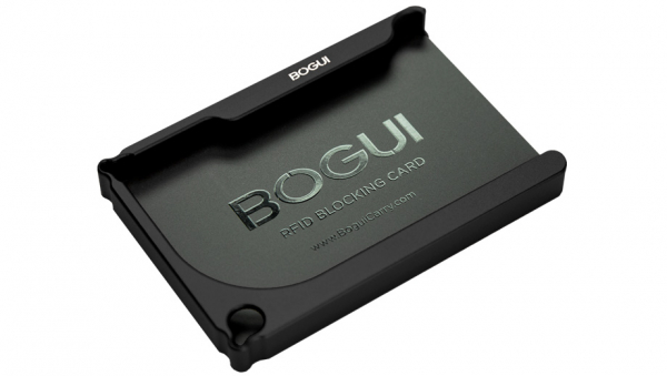 BOGUI Clik Wallet - Black RFID Blocker