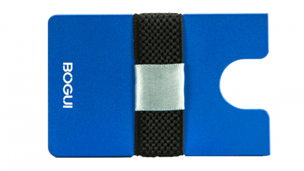 BOGUI Slip Wallet - Blue RFID Blocker