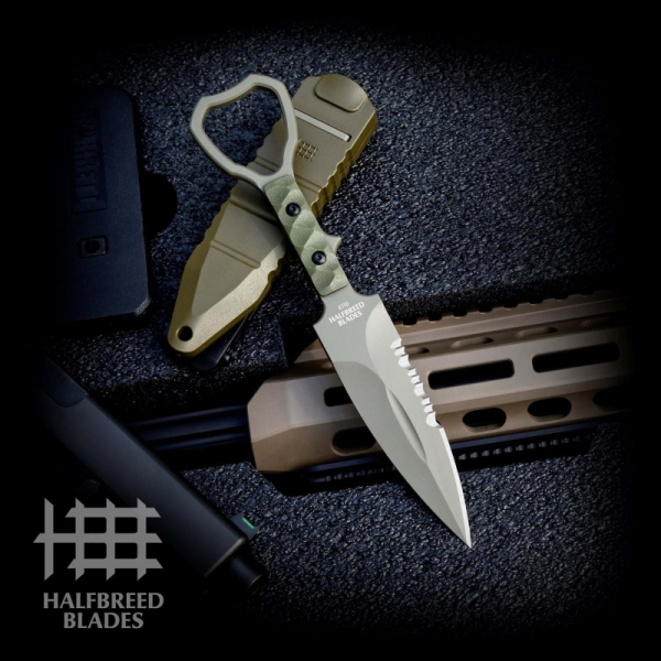 Halfbreed Blades CCK-01 Ranger Green taktisches messer  Stiefelmesser