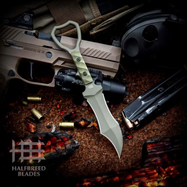 Halfbreed Blades CCK-03 GEN2 Ranger Green Tuhon Raptor