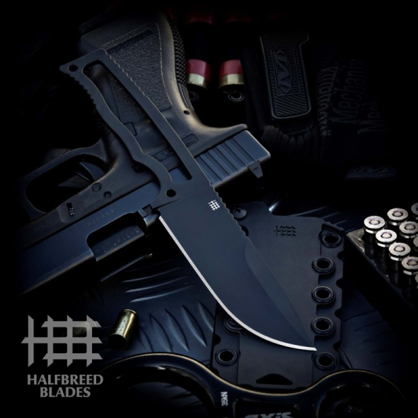 Halfbreed Blades CFK-01 Compact Field Knife PVD SW DP