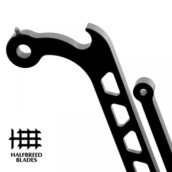 Halfbreed Blades Covert Key Companion Black rettungs werkzeug