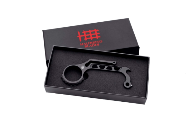Halfbreed Blades Covert Key Companion Black rettungs werkzeug