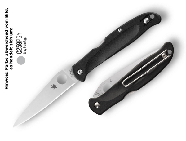 Spyderco C259PGY Charisma, Gray FRN CTS BD1N