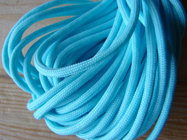 Paracord 550 hellblau-fluoreszierend Typ lll