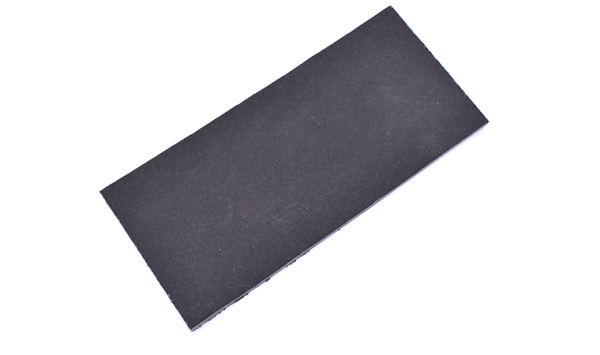 Vulkanfiber schwarz 3mm small griffmaterial