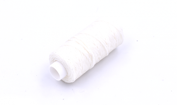 Garn gewachst weiß 1mm x 22m