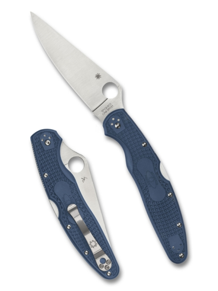 Spyderco C07PCBL4 Police 4 CPM SPY27 Blue FRN