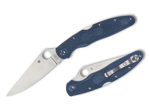 Spyderco C07PCBL4 Police 4 CPM SPY27 Blue FRN