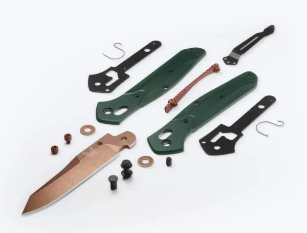 Benchmade 940FE-2601, Benchmade Osborne S90V, Osborne Taiga Green, Benchmade 940, Flat Earth Cerakote, AXIS Lock, Aluminium Griff, Com2you-biwak, Premium EDC Messer, Benchmade Neuheiten, Sammlermesser rar