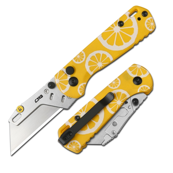 CJRB Knives CJRBJ1967-LM Boxer 2Cr Yellow G10 CJRB Knives CJRBJ1967-LM Boxer 2Cr Yellow G10