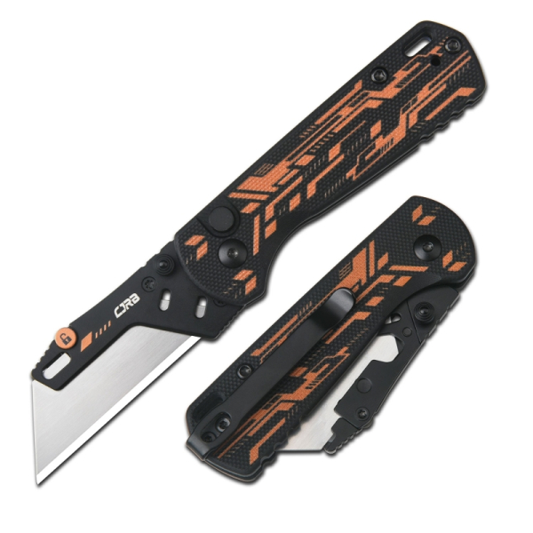 CJRB Knives J1967-BBK Boxer 2Cr Black G10