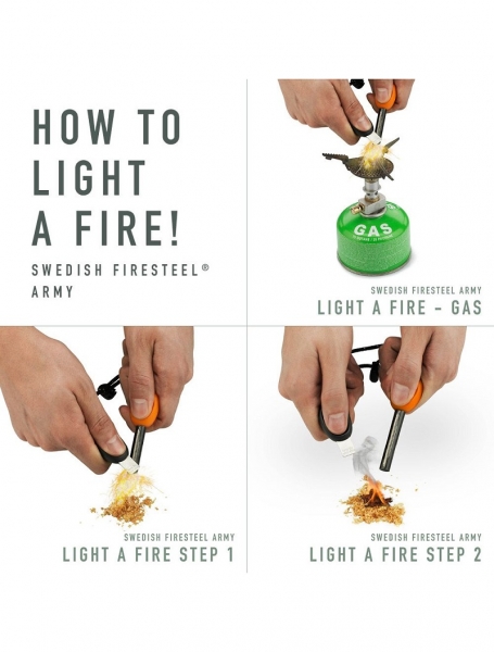 Light my Fire Swedischer FeuerStahl BIO scout 2in1 hazyblue