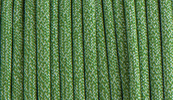 Paracord 550 Forest Green & Weiss Typ lll