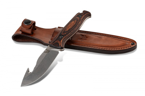 Benchmade 15004 Saddle Mountain Skinner Hook Wood