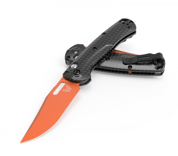 Benchmade 15533OR-01 MINI TAGGEDOUT Carbon Fiber