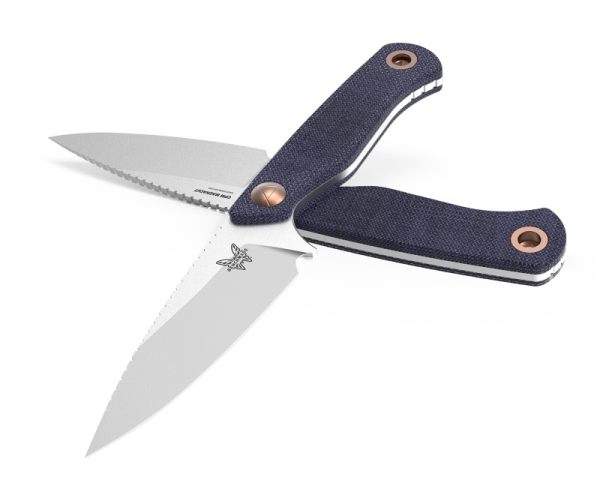 Benchmade 203 DACIAN Blue Denim Micarta EDC Messer