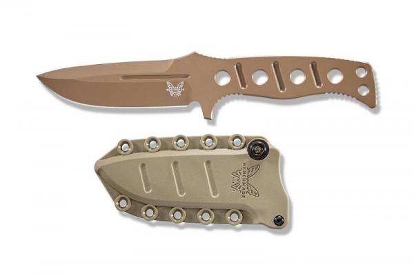 Benchmade 375FE-1 FIXED ADAMAS Earth Cerakote