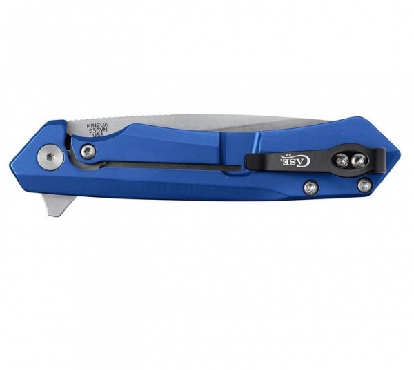 Case Knives Kinzua Blue Aluminium S35VN Flipper