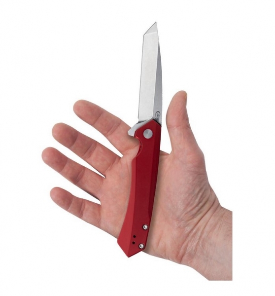 Case Knives Kinzua Red Aluminium S35VN Flipper