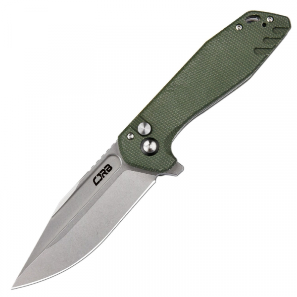CJRB Knives Riff AR-RPM9 Green Micarta