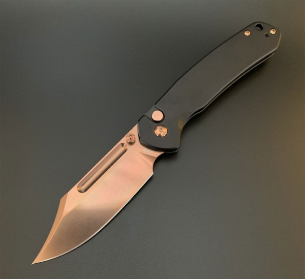 CJRB Knives 1942-RG Bowie Pyrite AR-RPM9 Rose Gold