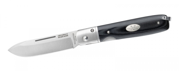 Fällkniven GPbm - Gentlemen Knife - Black Micarta