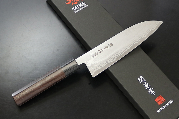 Kanetsune KC-462 Santoku 165mm Red Sandalwood
