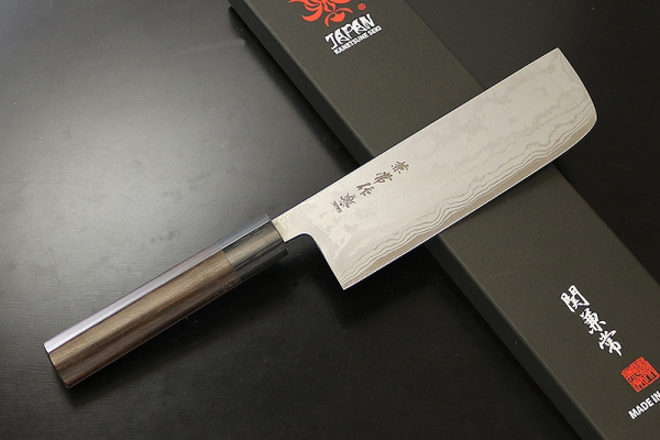 Kanetsune KC-463 Nakiri 165mm Red Sandalwood