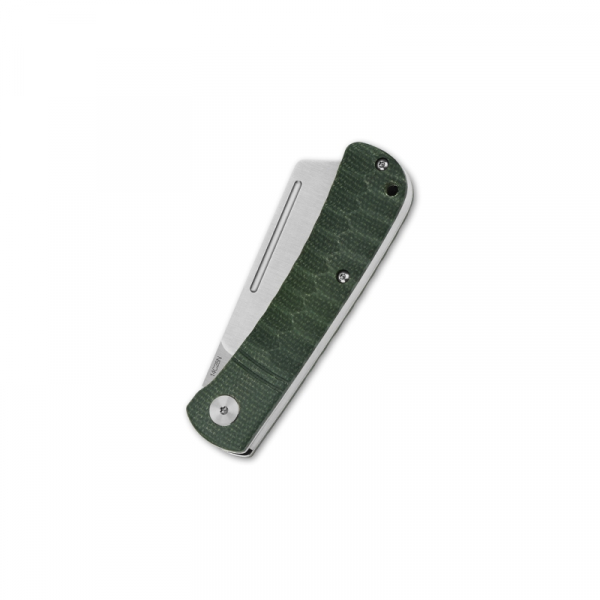 QSP Knife QS142-A Hedgehog Green Micarta Slip Joint